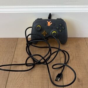 Wired Pikachu Nintendo controller